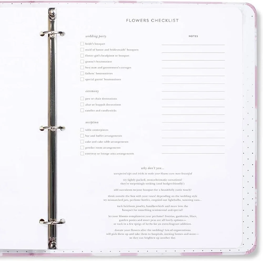 Kate Spade Bridal planner